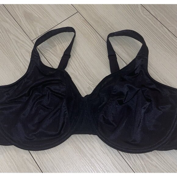 Curvation 5304546 Side Smoother Bra Unlined Underwire Womens 42DDD Black - Picture 3 of 6